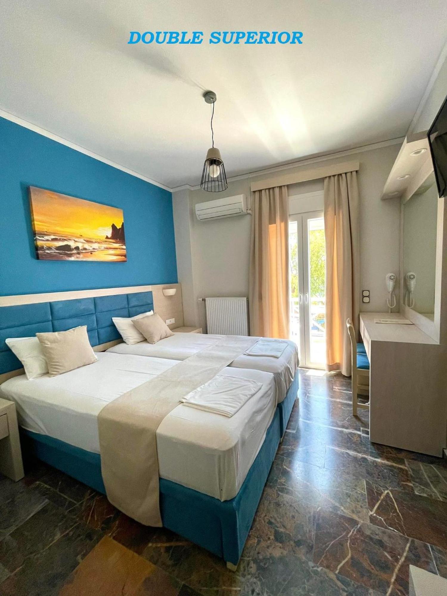 Aphrodite Beach Hotel Vaterá Kültér fotó