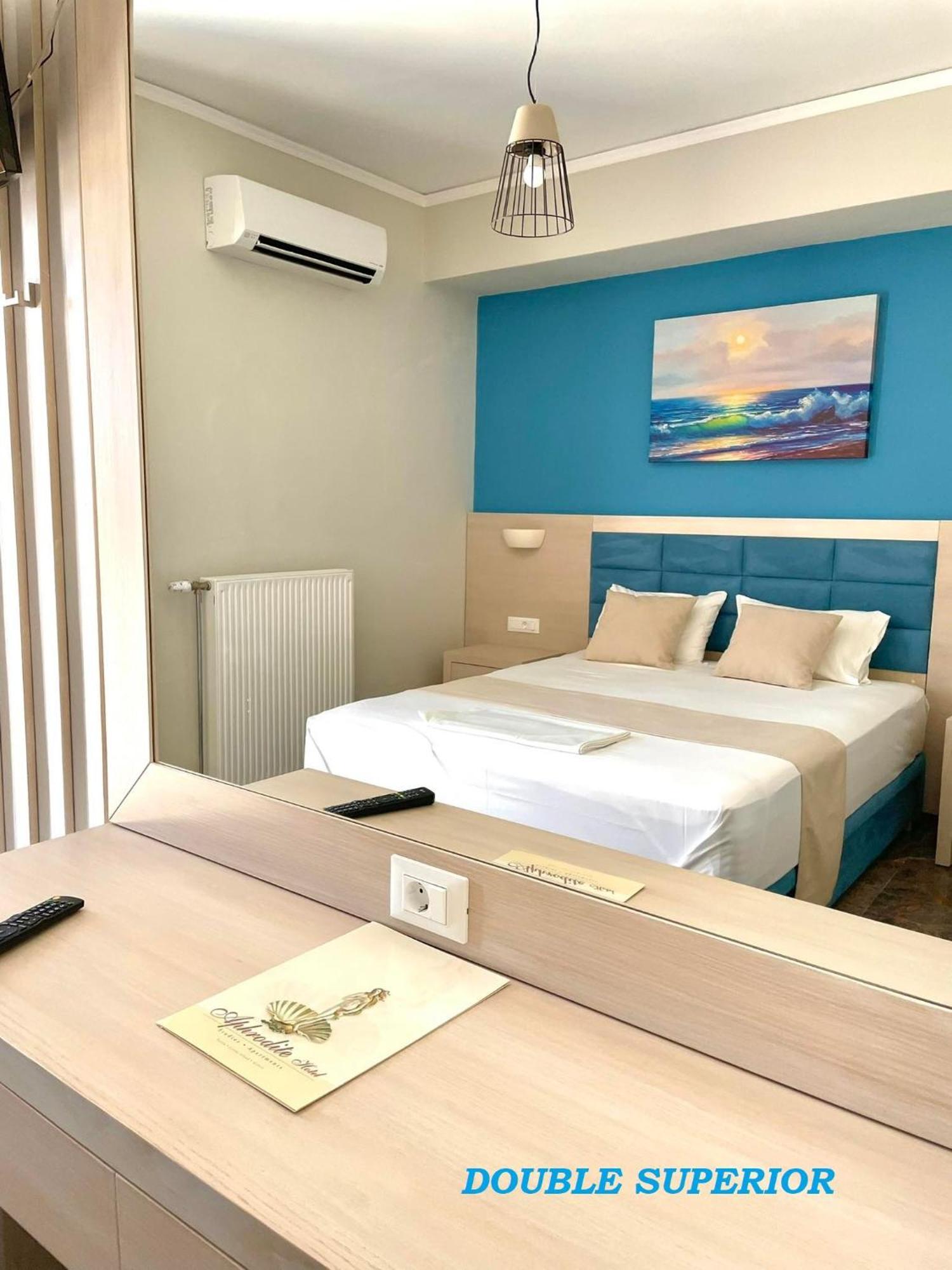 Aphrodite Beach Hotel Vaterá Kültér fotó