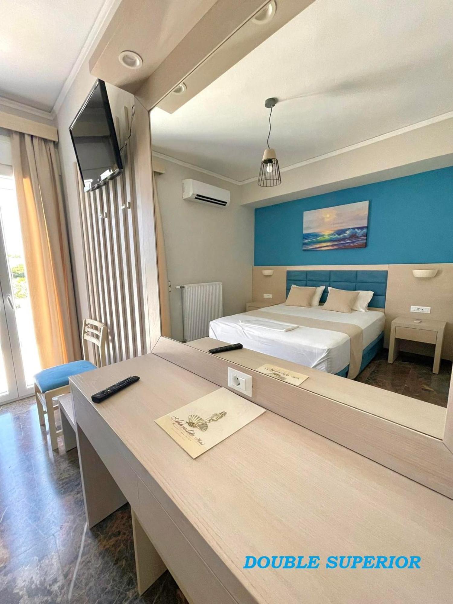 Aphrodite Beach Hotel Vaterá Kültér fotó