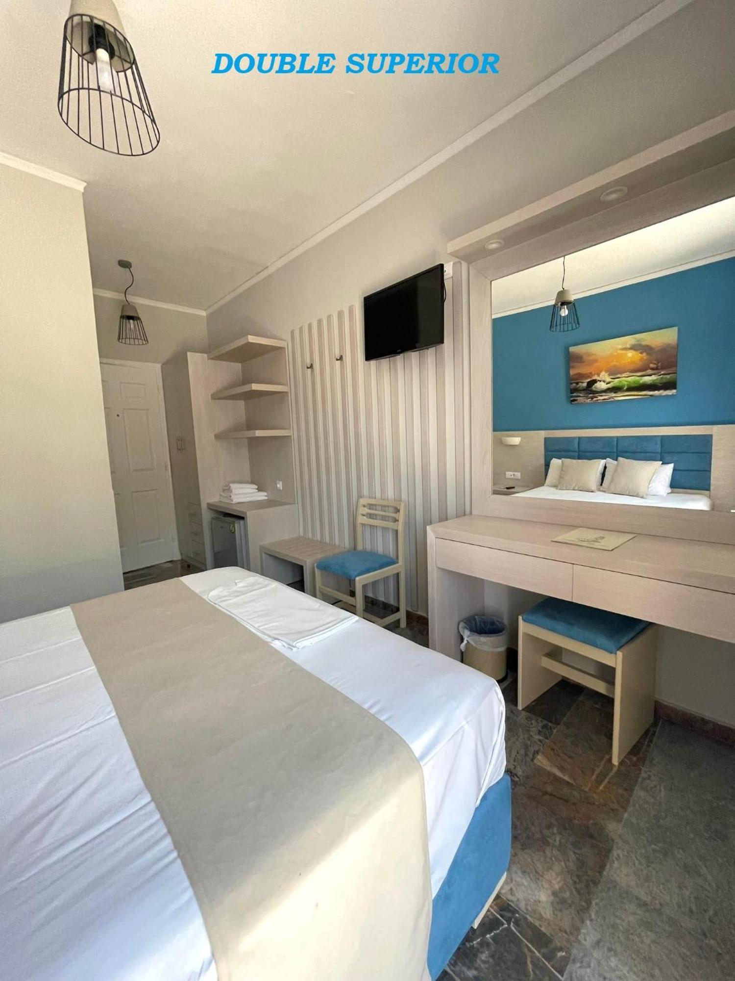 Aphrodite Beach Hotel Vaterá Kültér fotó