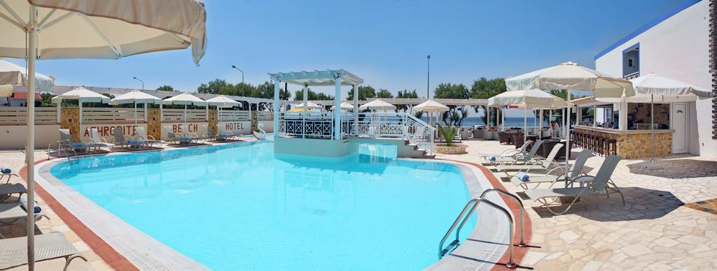 Aphrodite Beach Hotel Vaterá Kültér fotó